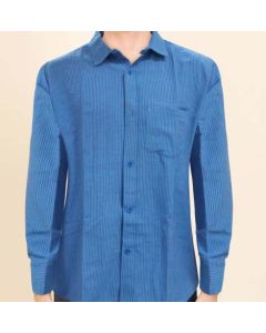 Blue Line Cotton Shirt for MEN