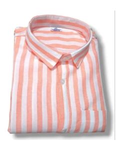 Red & White laining Cottan Shirt for men