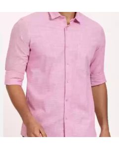 Pink Colour Cotton shirt