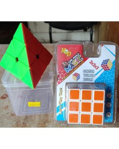 Multi Colour Brain PUZZAL/Qube 2 pic combo