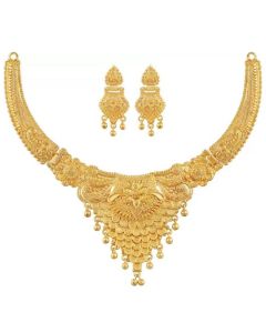 Gold-plated Gold Jewel Set  (Pack of 1)