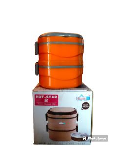 Two Layer Teefin Box- Orange colour