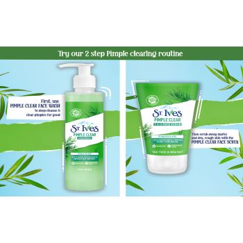  Ives Tea Tree Pimple Clear Face Wash for Deep Cleansing 490g