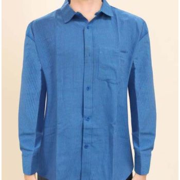 Blue Line Cotton Shirt for MEN