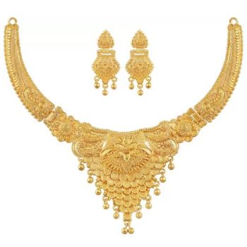 Gold-plated Gold Jewel Set  (Pack of 1)