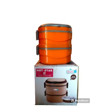 Two Layer Teefin Box- Orange colour